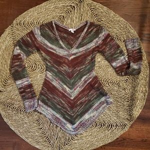 V-neck BONGO knit sweater